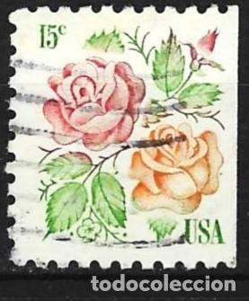 Sellos: Estados Unidos 1978 - Mi 1354 Dr - YT 1215 - Flores : Rosas
