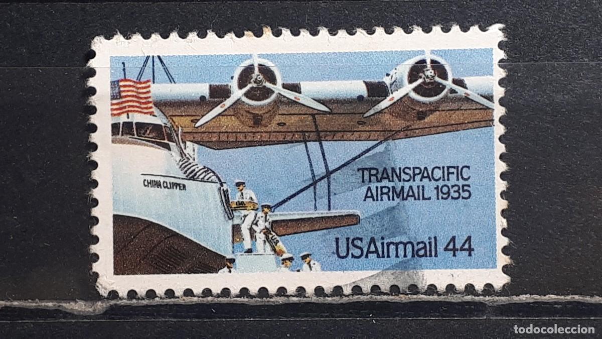 Sellos: ESTADOS UNIDOS. A&Ntilde;O 1985 &deg;. A&eacute;reo Yvert.- 109