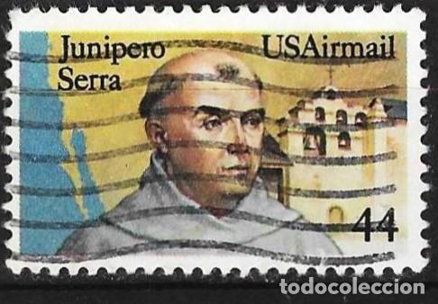 Sellos: Estados-Unidos 1985 - Mi 1764 - YT A 110 - Junipero Serra ( A&eacute;reo )