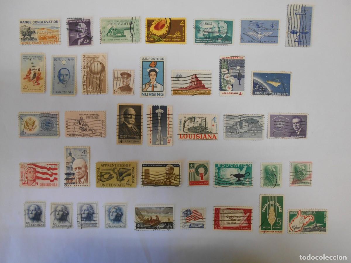 Sellos: ESTADOS UNIDOS, 100 SELLOS DIFERENTES, LOTE 4