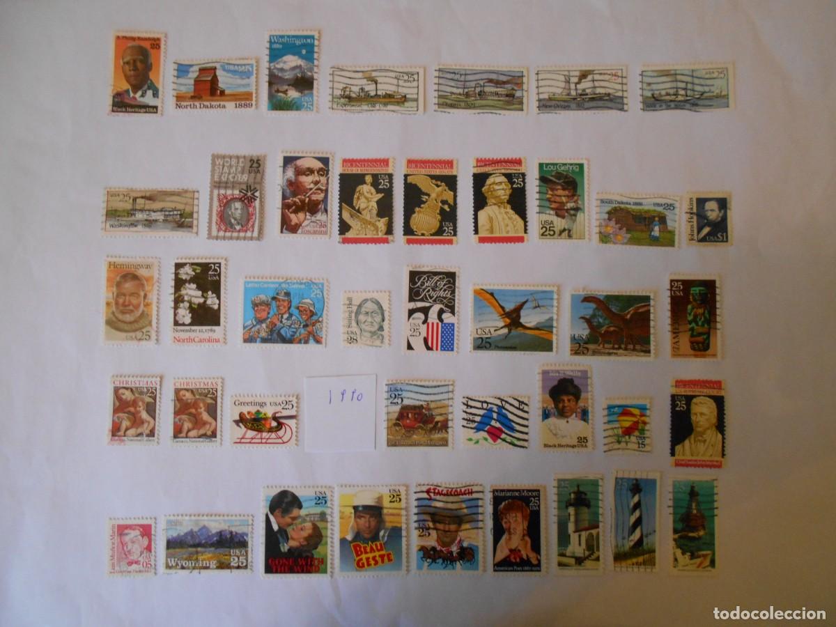 Sellos: ESTADOS UNIDOS, 100 SELLOS DIFERENTES, LOTE 11