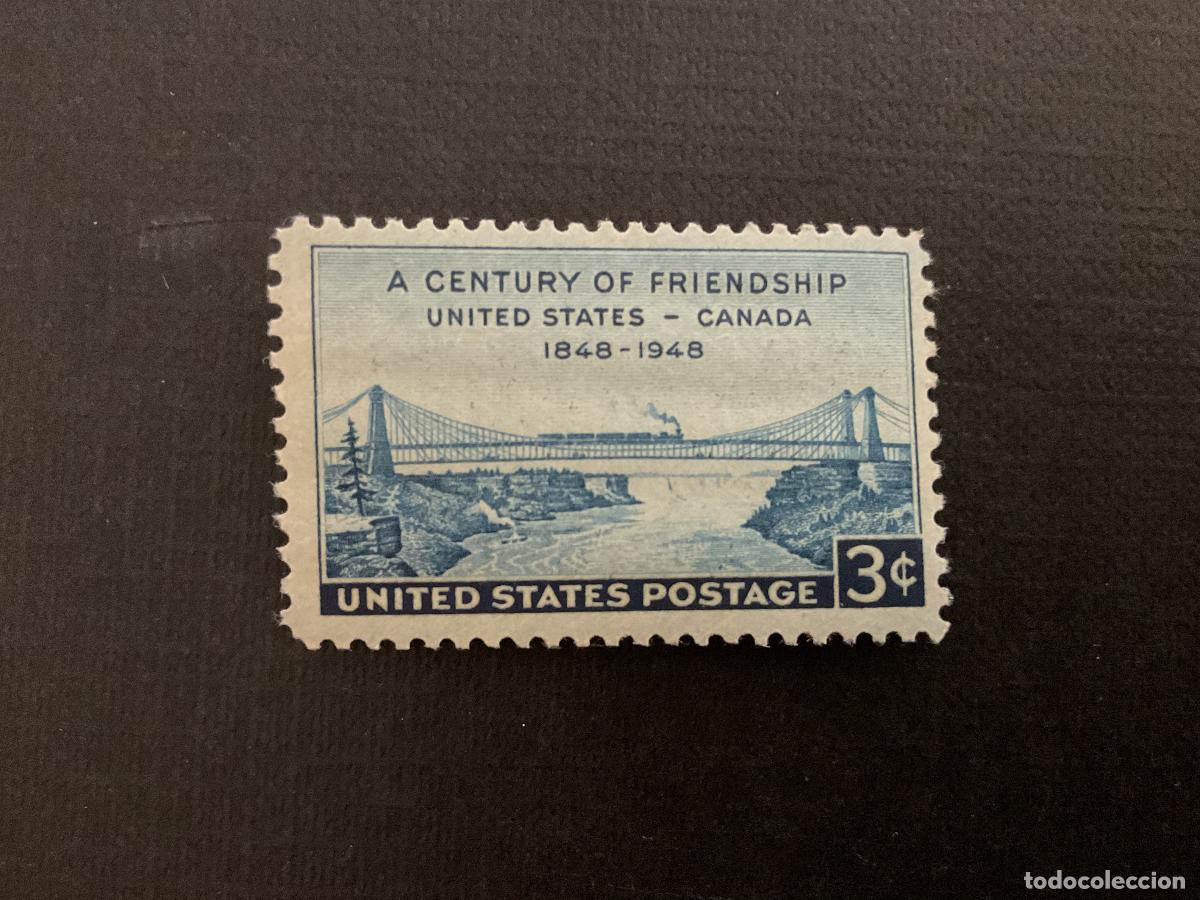Sellos: ESTADOS UNIDOS N&ordm; YVERT 512*** A&Ntilde;O 1948. UN SIGLO DE AMISTAD ENTRE USA Y CANADA