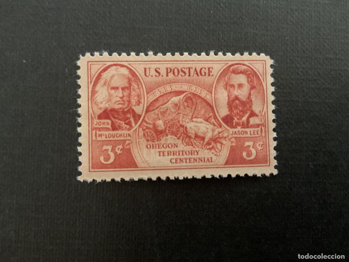 Sellos: ESTADOS UNIDOS N&ordm; YVERT 515*** A&Ntilde;O 1948. CENTENARIO DEL TERRITORIO DE OREGON