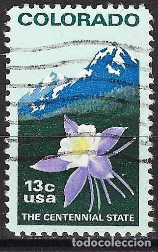 Sellos: Estados-Unidos 1977 - Mi 1299 - YT 1158 - Flor