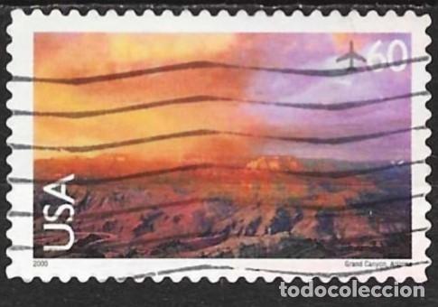 Sellos: Estados Unidos 2000 - Mi 3258 - YT A 127 - El Gran Ca&ntilde;&oacute;n ( A&eacute;reo )