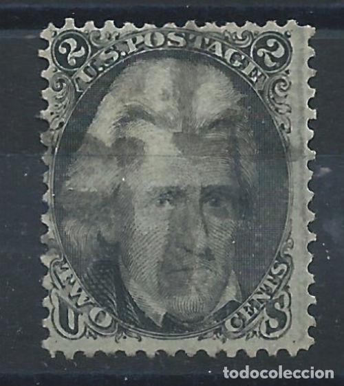 Sellos: &Eacute;tats-Unis N&deg;27 Obl (FU) 1863/66 - Pr&eacute;sident &rdquo;A. Jackson&rdquo;