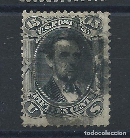 Sellos: &Eacute;tats-Unis N&deg;28 Obl (FU) 1863/66 - Pr&eacute;sident &rdquo;Lincoln&rdquo;