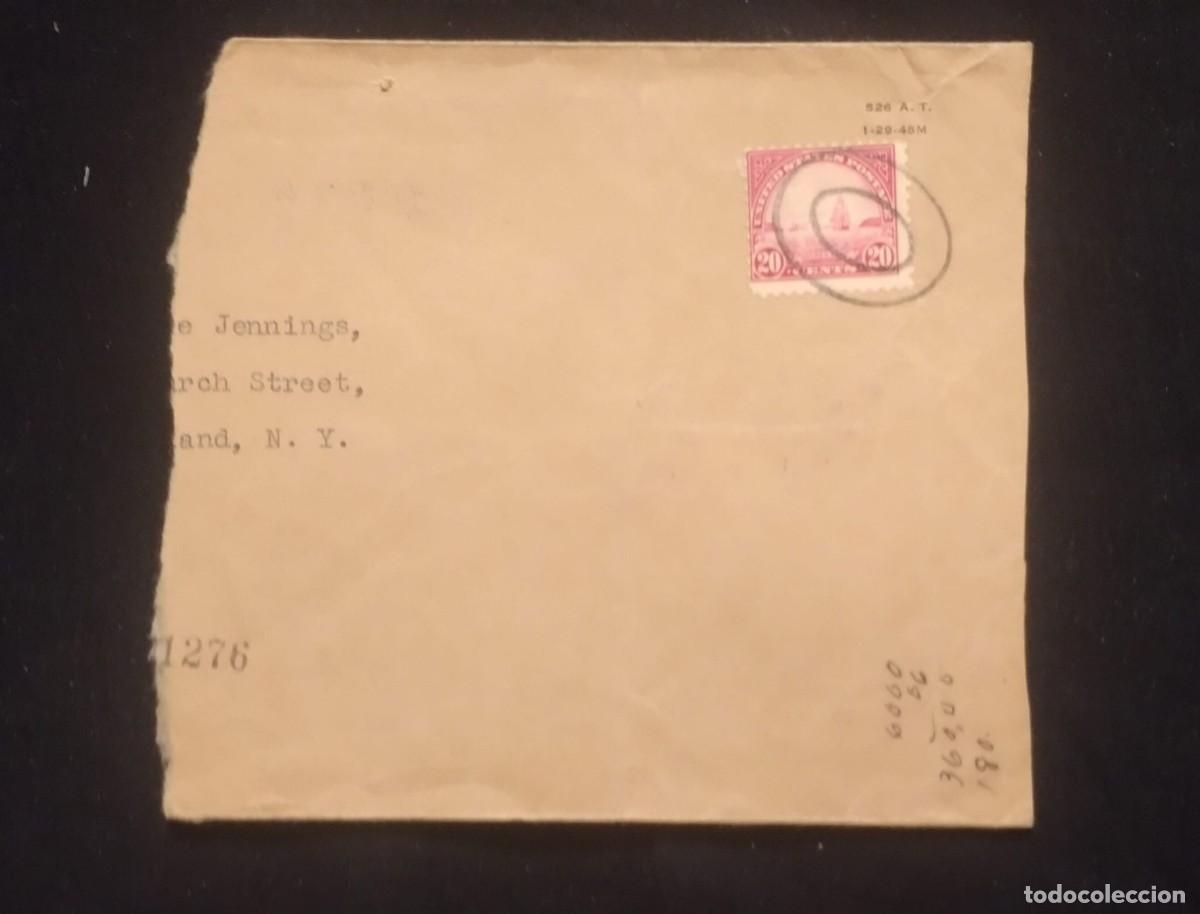 Sellos: TS) 1945 UNITED STATES, FRAGMENT, THE GOLDEN GATE STRAIT IN SAN FRANCISCO BEFORE THE FAMOUS BRIDGE W
