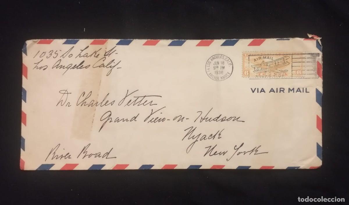 Sellos: TS) 1936 UNITED STATES, AIRMAIL, THE GOLDEN AGE OF COMMERCIAL AVIATION AND TRANSCONTINENTAL CONNECTI