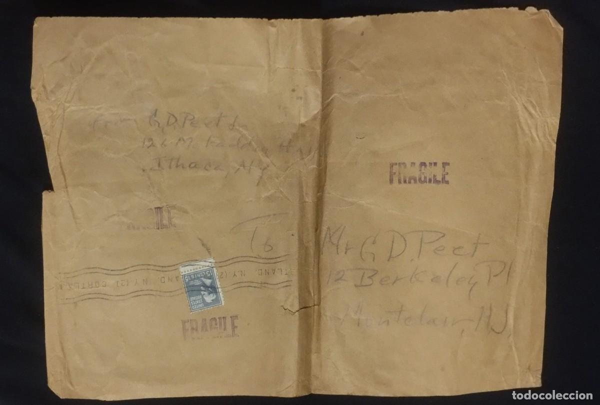 Sellos: TS) 1912 UNITED STATES, COVER BEARING A STAMP INSCRIBED UNITED STATE POSTAGE, WITH REPEATED CIRCULAR