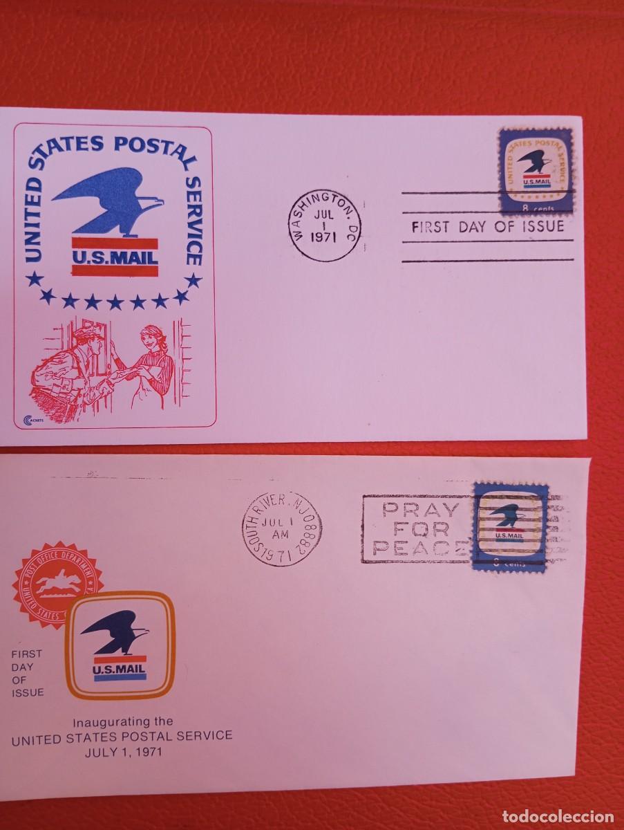 Sellos: ESTADOS UNIDOS, 1971 ,SOD ANIVERSARIO DEL CORREO POSTAL