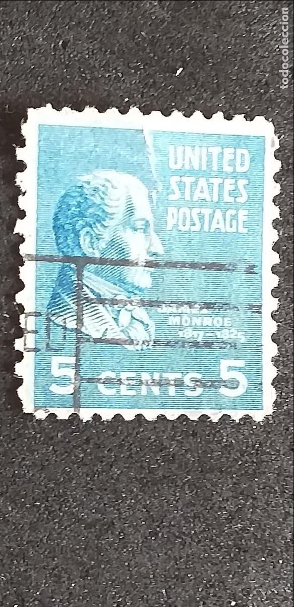 Sellos: AMERICA-V13-ESTADOS UNIDOS-JAMES MONROE