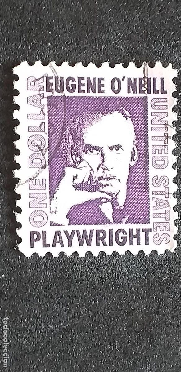 Sellos: AMERICA-V13-ESTADOS UNIDOS-EUGENE O'NEILL