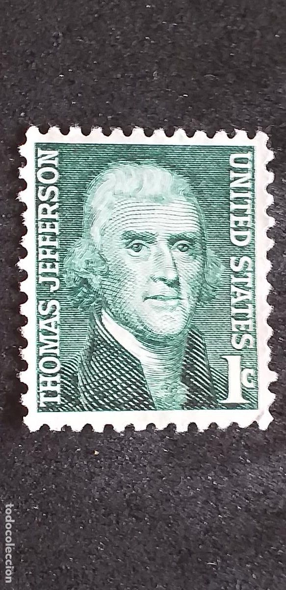 Sellos: AMERICA-V13-ESTADOS UNIDOS-THOMAS JEFFERSON