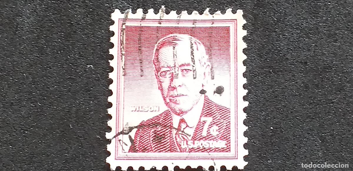 Sellos: AMERICA-V13-ESTADOS UNIDOS-WILSON