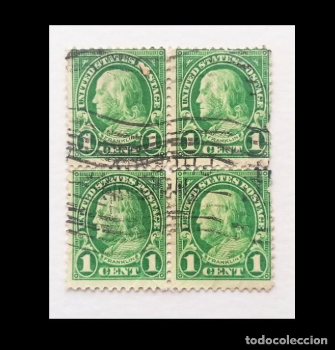 Sellos: Sellos postales USA Franklin EEUU