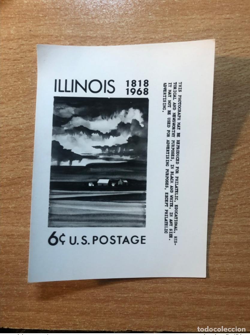 Sellos: USPS de los Estados Unidos - Ensayo publicitario impreso con fotograf&iacute;as Kodak Illinois 1818 1968