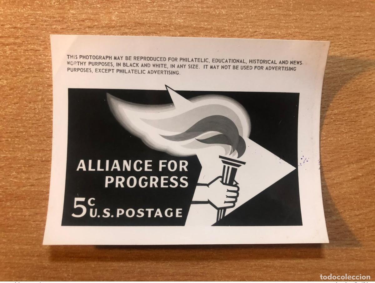 Sellos: Estados Unidos USPS - Ensayo publicitario impreso con fotograf&iacute;a Kodak Alliance for Progress