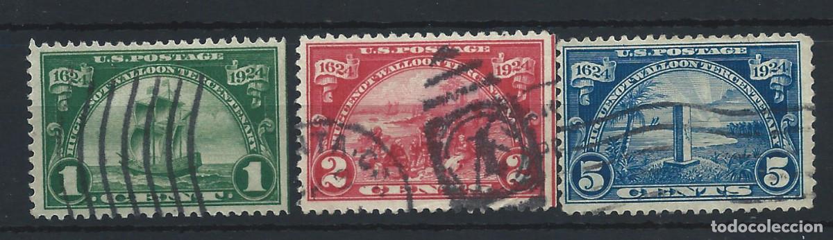 Sellos: &Eacute;tats-Unis N&deg;253/55 Obl (FU) 1924 - Immigration des Wallons