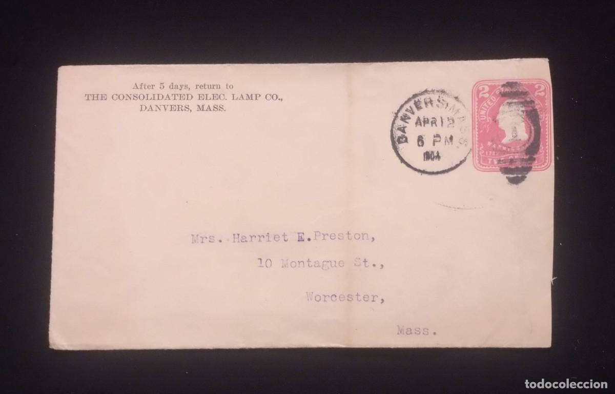 Sellos: TS) 1904 UNITED STATES, POSTAL STATIONARY, WITH GEORGE WASHINGTON.