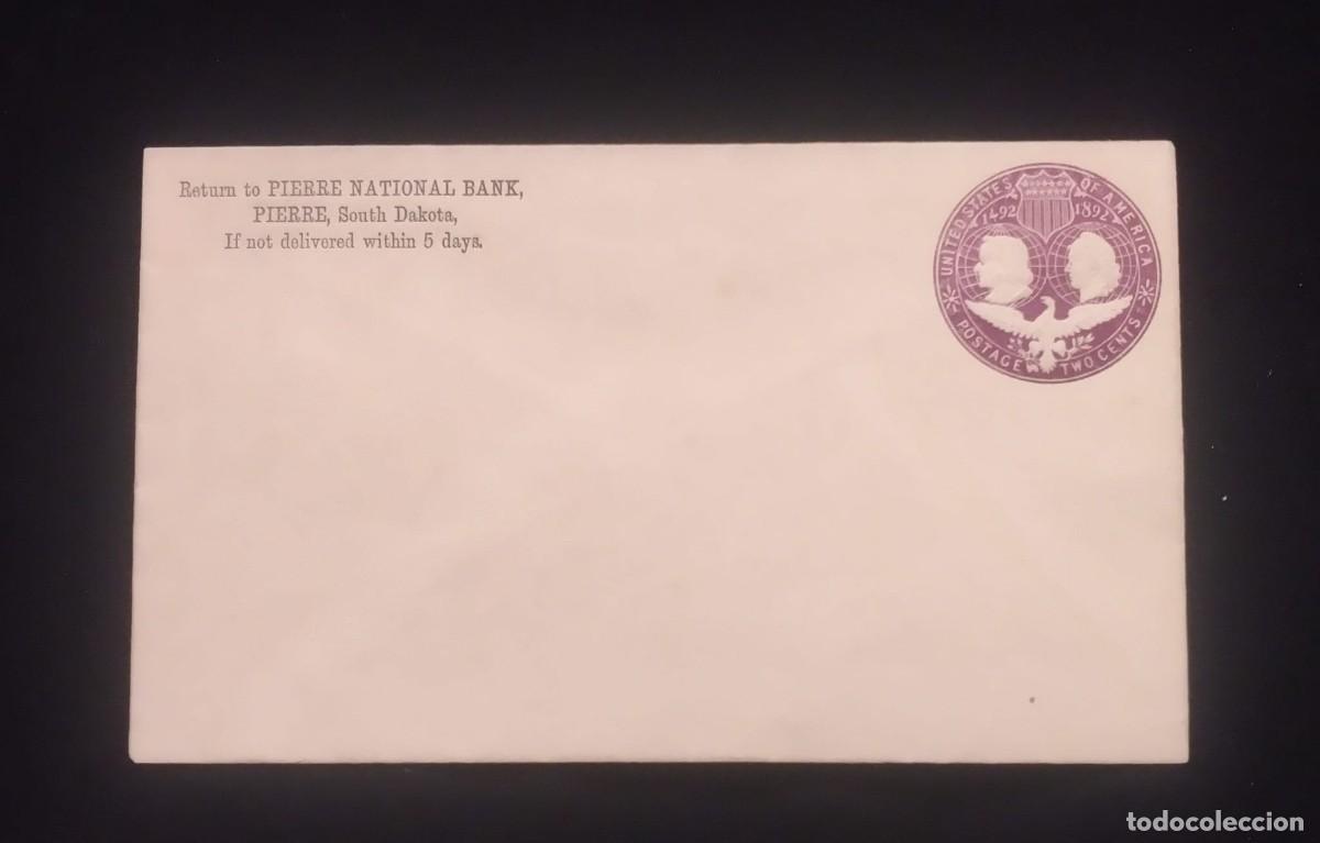 Sellos: TS) 1893 UNITED STATES, POSTAL STATIONARY,COMMEMORATIVE PORTRAITS OF CRISTOBAL COLON AND THE FOURTH