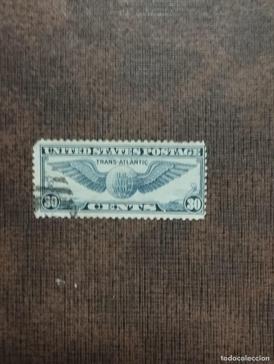 Sellos: 22/8/26. Estados Unidos. Correo a&eacute;reo. 30c. En usado