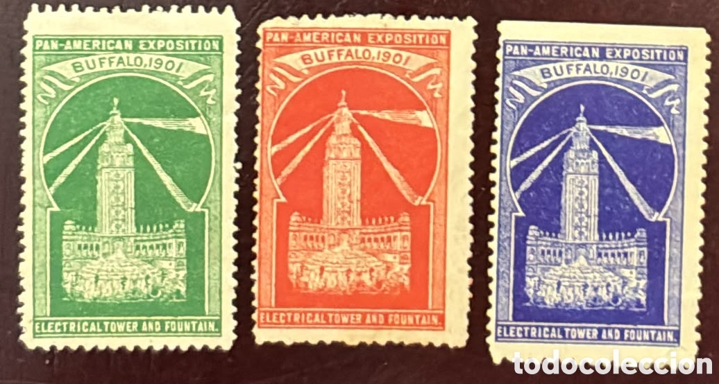 Sellos: CA)United States 1901.Pan-American Exposition in Buffalo, New York.