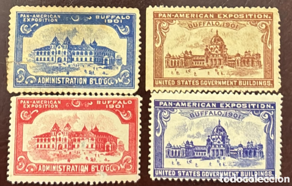 Sellos: CA)United States 1901.Pan-American Exposition in Buffalo, New York.