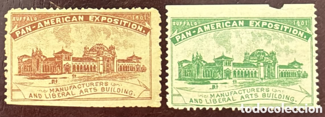 Sellos: CA)United States 1901.Pan-American Exposition in Buffalo, New York. Mnh