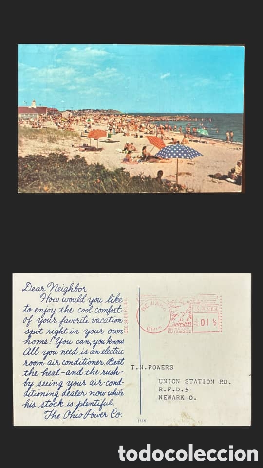Sellos: CA) United States (USA)1950s (c. 1953 &ndash; based on the 1.5-cent postage meter stamp and vintage postca