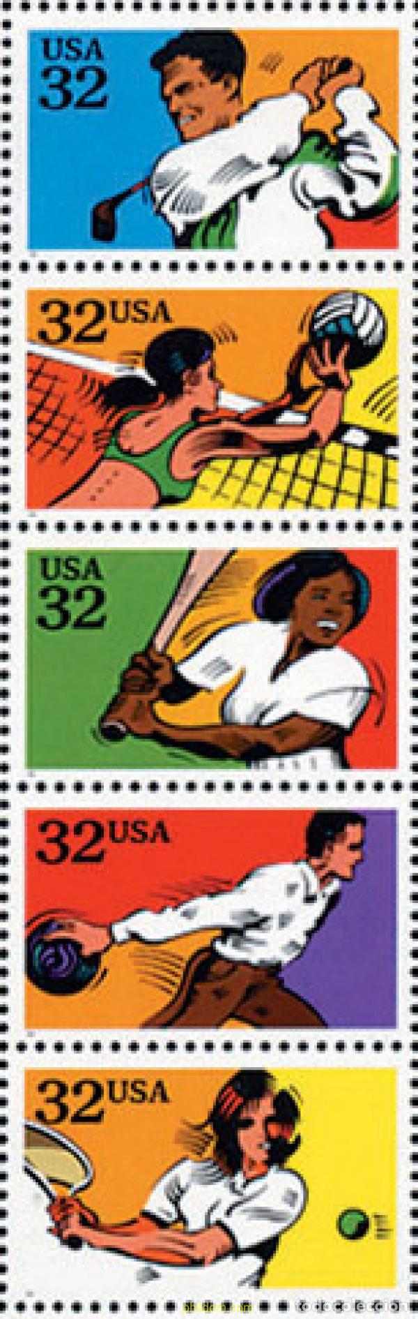 Sellos: 102830 MNH ESTADOS UNIDOS 1995 DEPORTES