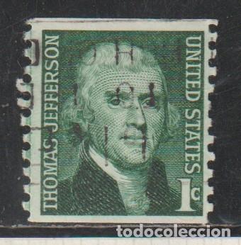 Sellos: ESTADOS UNIDOS // YVERT 816 Ba) // 1967-68 ... USADO
