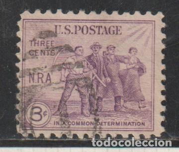 Sellos: ESTADOS UNIDOS // YVERT 322 // 1933 ... USADO
