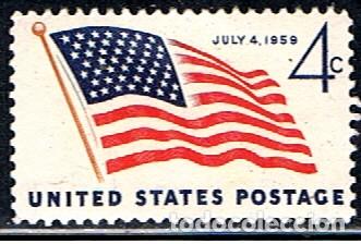 Sellos: ESTADOS UNIDOS // YVERT 671 // 1959 ... USADO