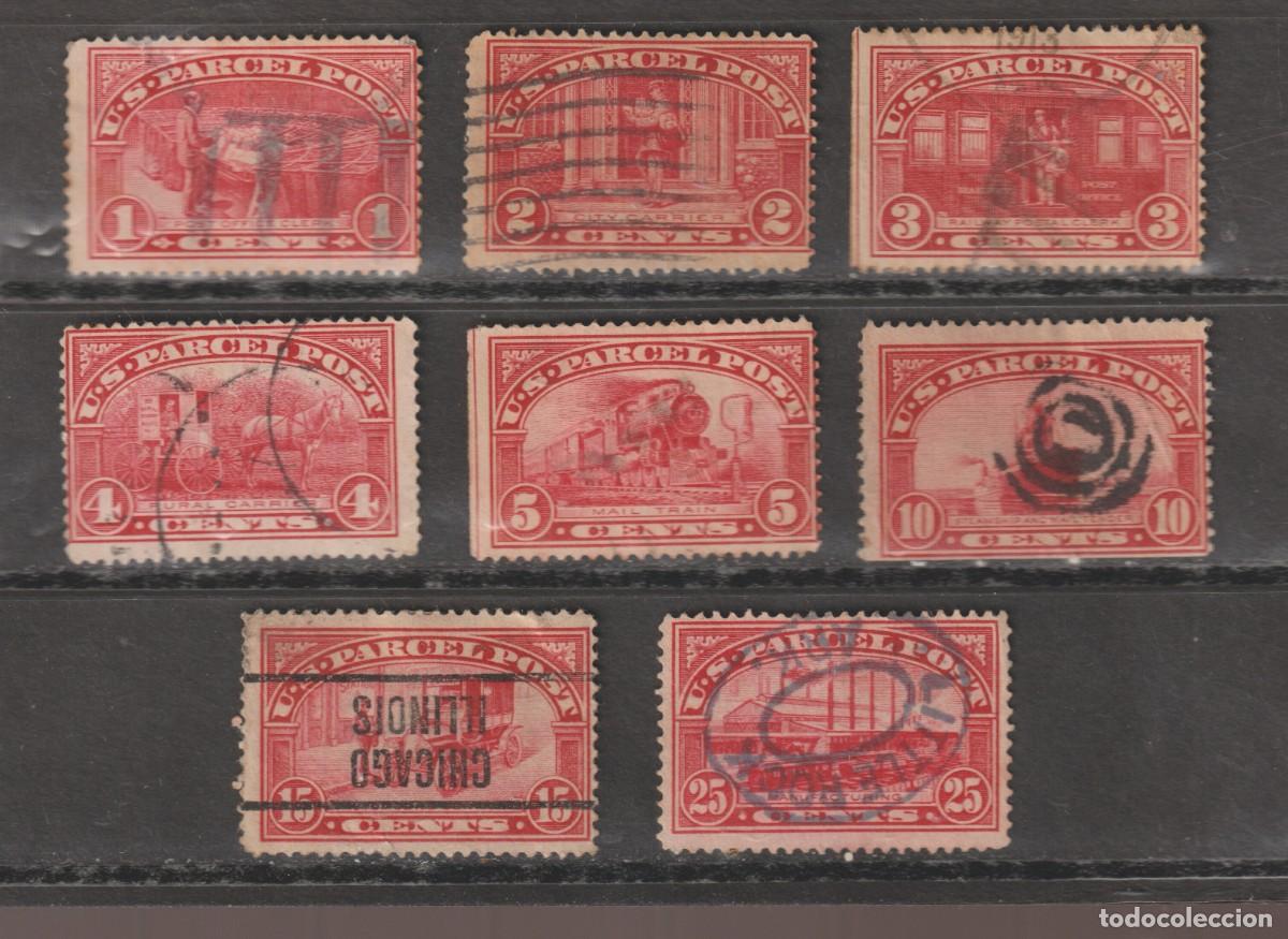 Sellos: Etats Unis USA 1912 - Timbres pour colis postaux Yvert 1/9 usado