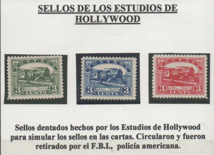 Sellos: ESTADPS UNIDOS, SELLOS EDITADOS POR LOS ESTUDIOS CINEMATOGRAFICOS DE HOLLYWOOD PARA SUS PELICULAS