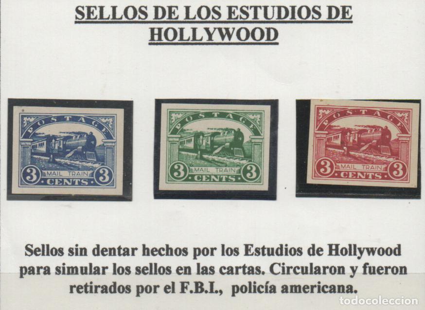 Sellos: ESTADPS UNIDOS, SELLOS EDITADOS POR LOS ESTUDIOS CINEMATOGRAFICOS DE HOLLYWOOD PARA SUS PELICULAS