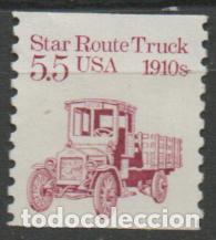 Sellos: ESTADOS UNIDOS IVERT PR N&ordm; 4, CAMION POSTAL DE LA DECADA DE 1910, NUEVO ** RARO