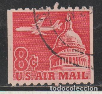 Sellos: ESTADOS UNIDOS // YVERT 61 AEREO // 1962 ... USADO
