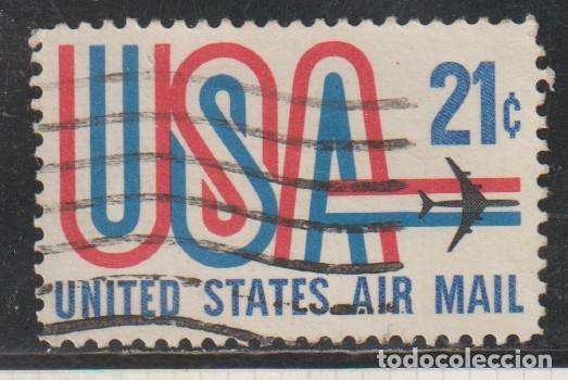 Sellos: ESTADOS UNIDOS // YVERT 72 AEREO // 1968 ... USADO