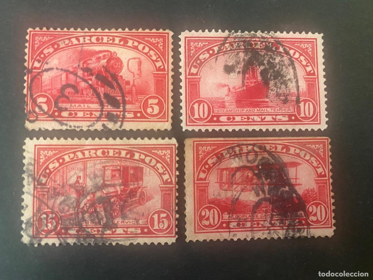 Sellos: Estados Unidos 1913 sellos para Paquete Postal, serie completa