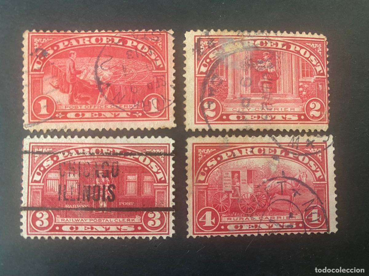 Sellos: Estados Unidos 1913 sellos para Paquete Postal, serie completa