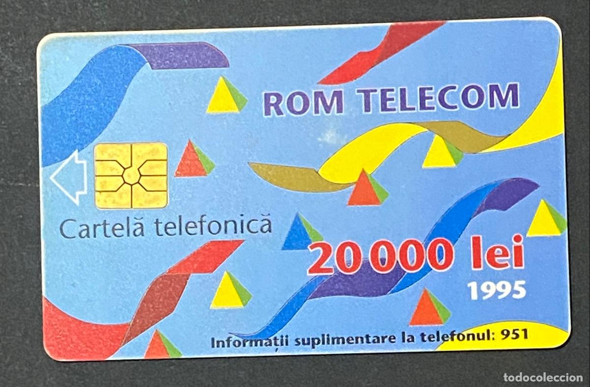 Sellos: Scheda Telefonica Romania Rom Telecom 1995 20000 Lei Usata ROLC02 - Rom Telecom