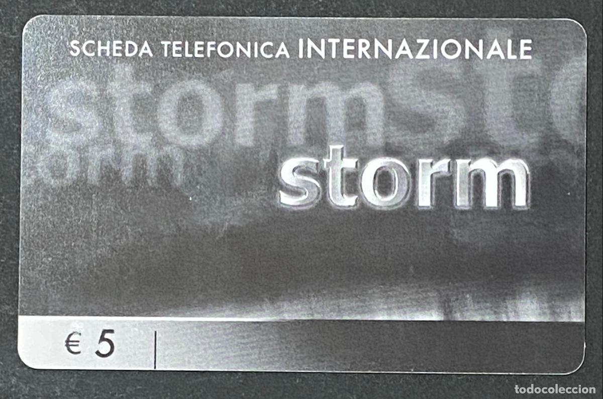 Sellos: Scheda Telefonica Internazionale Storm 5 Euro 50 Units Usata - Storm