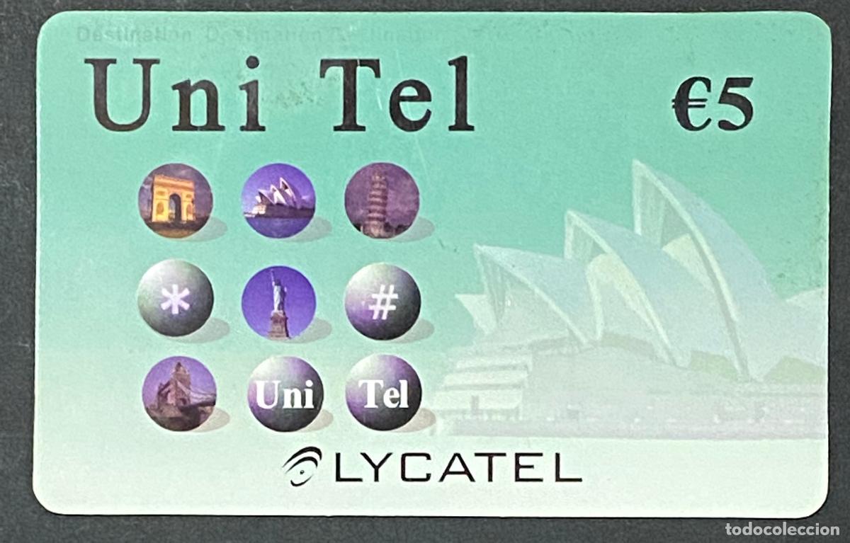 Sellos: Scheda Telefonica Lycatel Uni Tel 5 Euro Usata Vintage - Lycatel