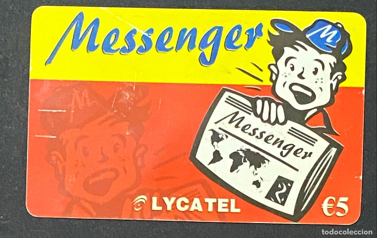 Sellos: Scheda Telefonica Lycatel Messenger 5 Euro Usata Vintage - Lycatel