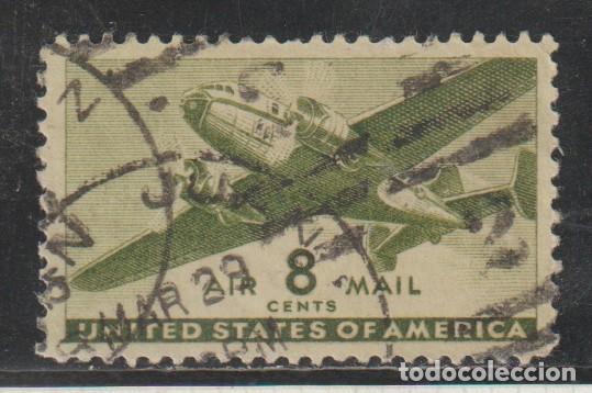 Sellos: ESTADOS UNIDOS // YVERT 27 AEREO // 1940-41 ... USADO