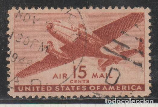 Sellos: ESTADOS UNIDOS // YVERT 29 AEREO // 1940-41 ... USADO