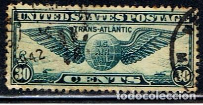 Sellos: ESTADOS UNIDOS // YVERT 25 AEREO // 1939 ... USADO
