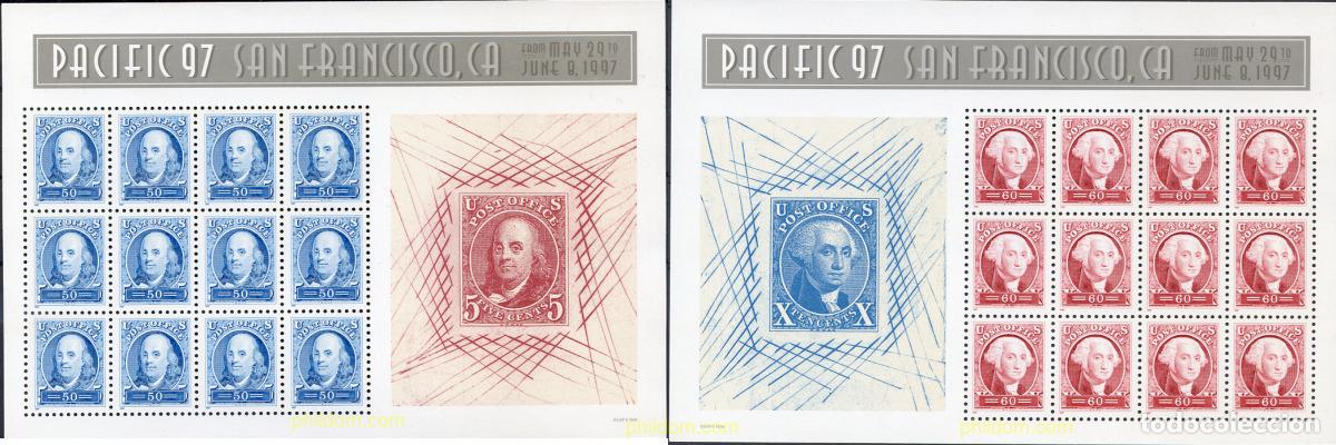 Sellos: 271238 MNH ESTADOS UNIDOS 1997 EXPOSICION FILATELICA -PACIFIC-97 EN SAN FRANCISCO
